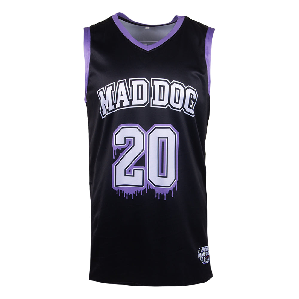 Team Purple Drip Basketball Jersey
